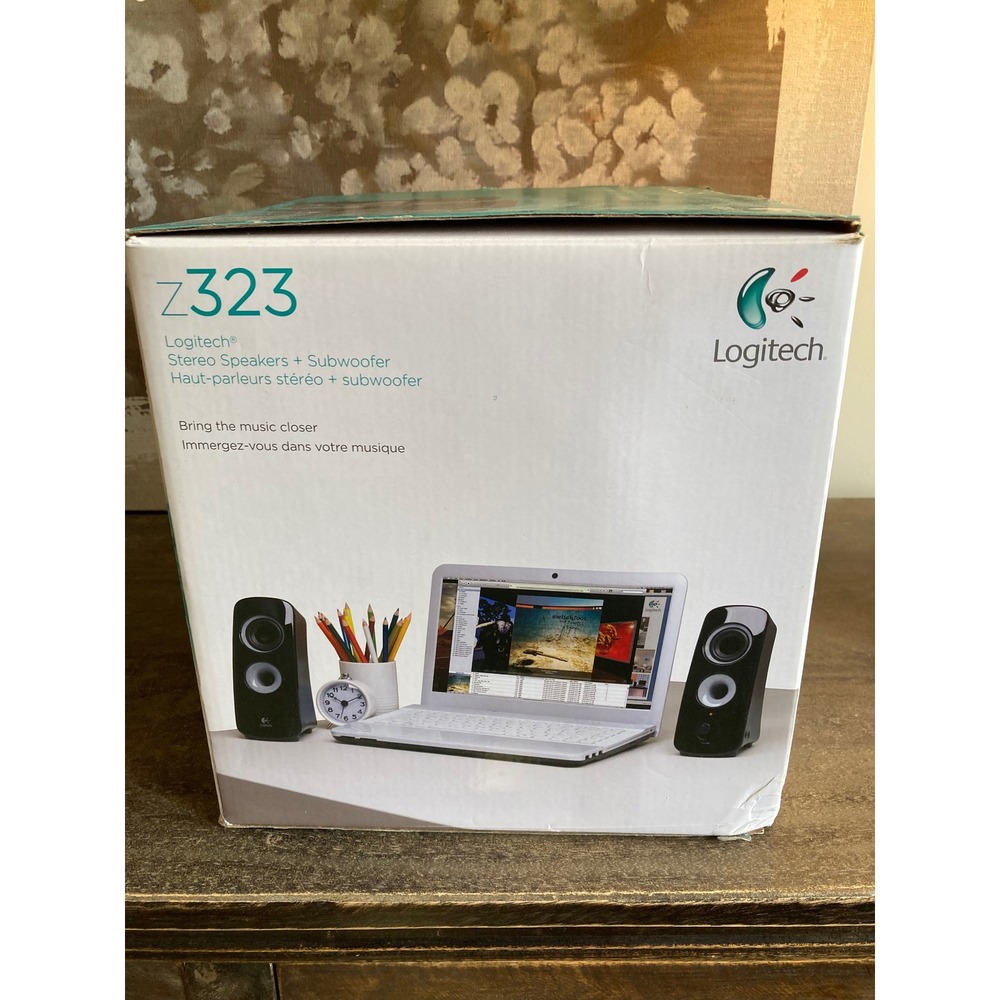 Logitech Z323 2.1 Speaker System with Subwoofer 30W Black 980-000354